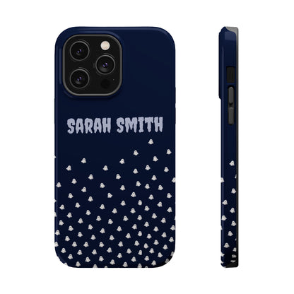 Halloween Ghost Magnetic Impact Phone Case — Custom Name