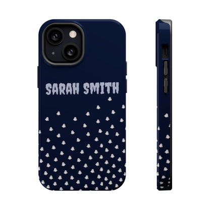 Halloween Ghost Magnetic Impact Phone Case — Custom Name