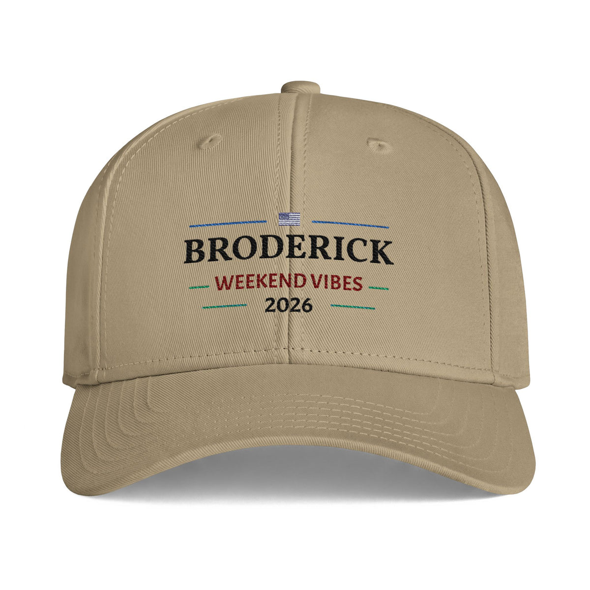 "Weekend Vibes" Embroidered Cap