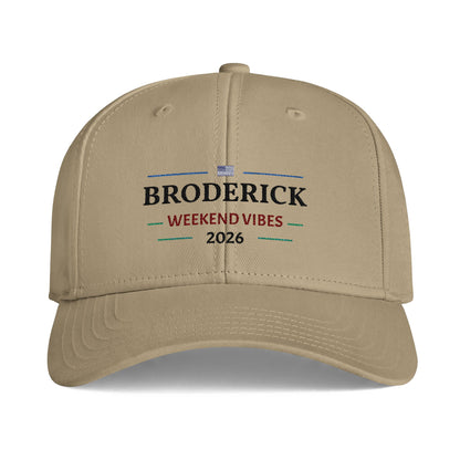 "Weekend Vibes" Embroidered Cap
