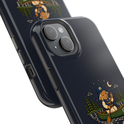 Personalized Canoeing Sheep Phone Case — Magnetic Impact-Resistant