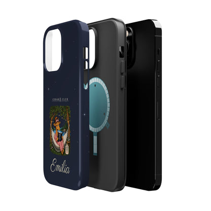 Personalized Resting Beach Face Phone Case — Magnetic Impact-Resistant