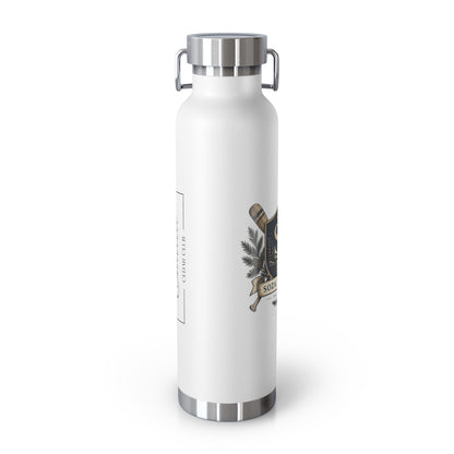 Copper Vacuum Insulated Bottle, 22oz - Family Crest