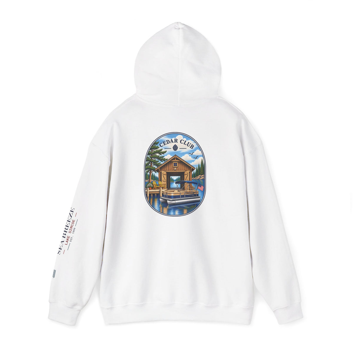 Pontoon Boat Heavy Blend™ Hooded Sweatshirt