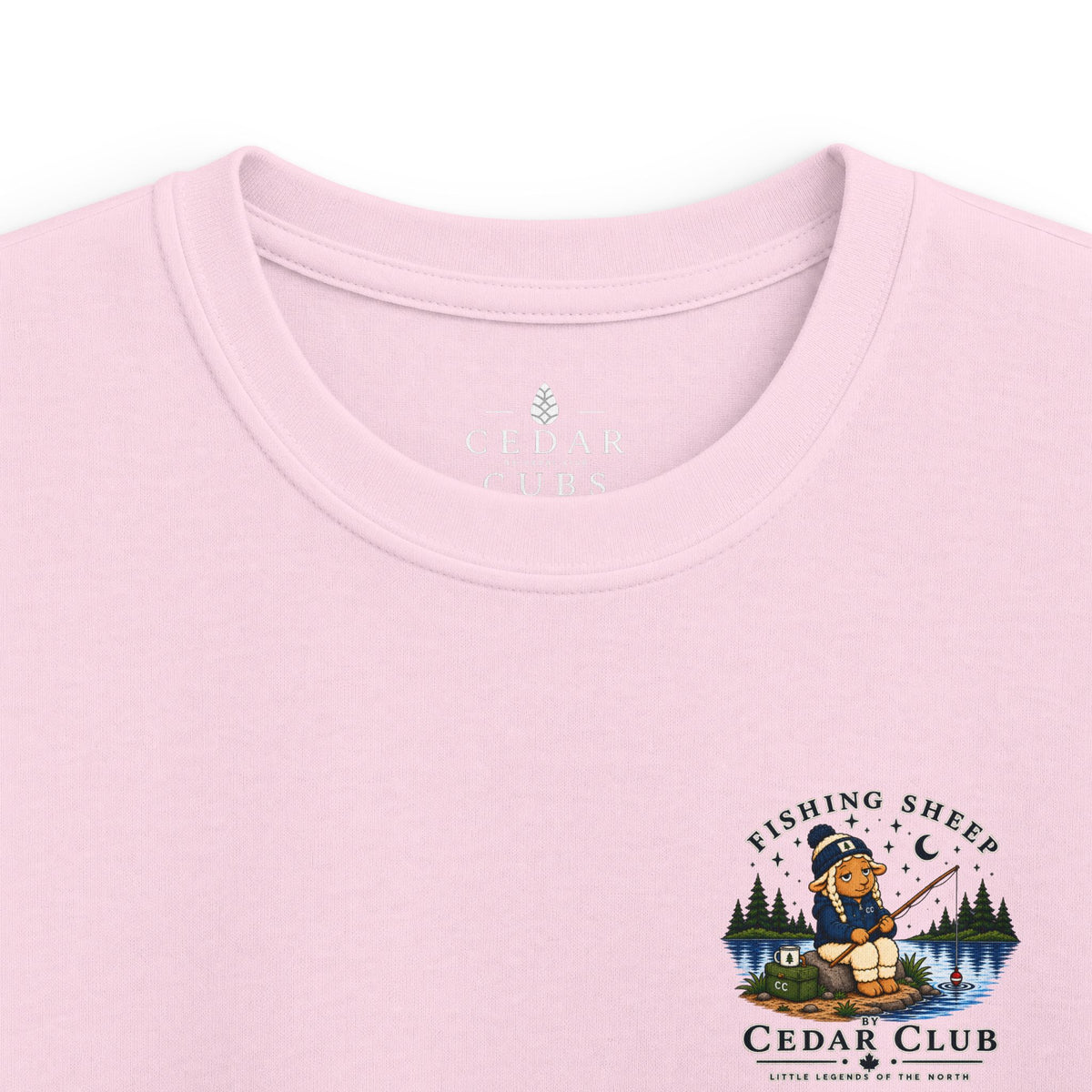 Fishing Sheep Kids T-shirt