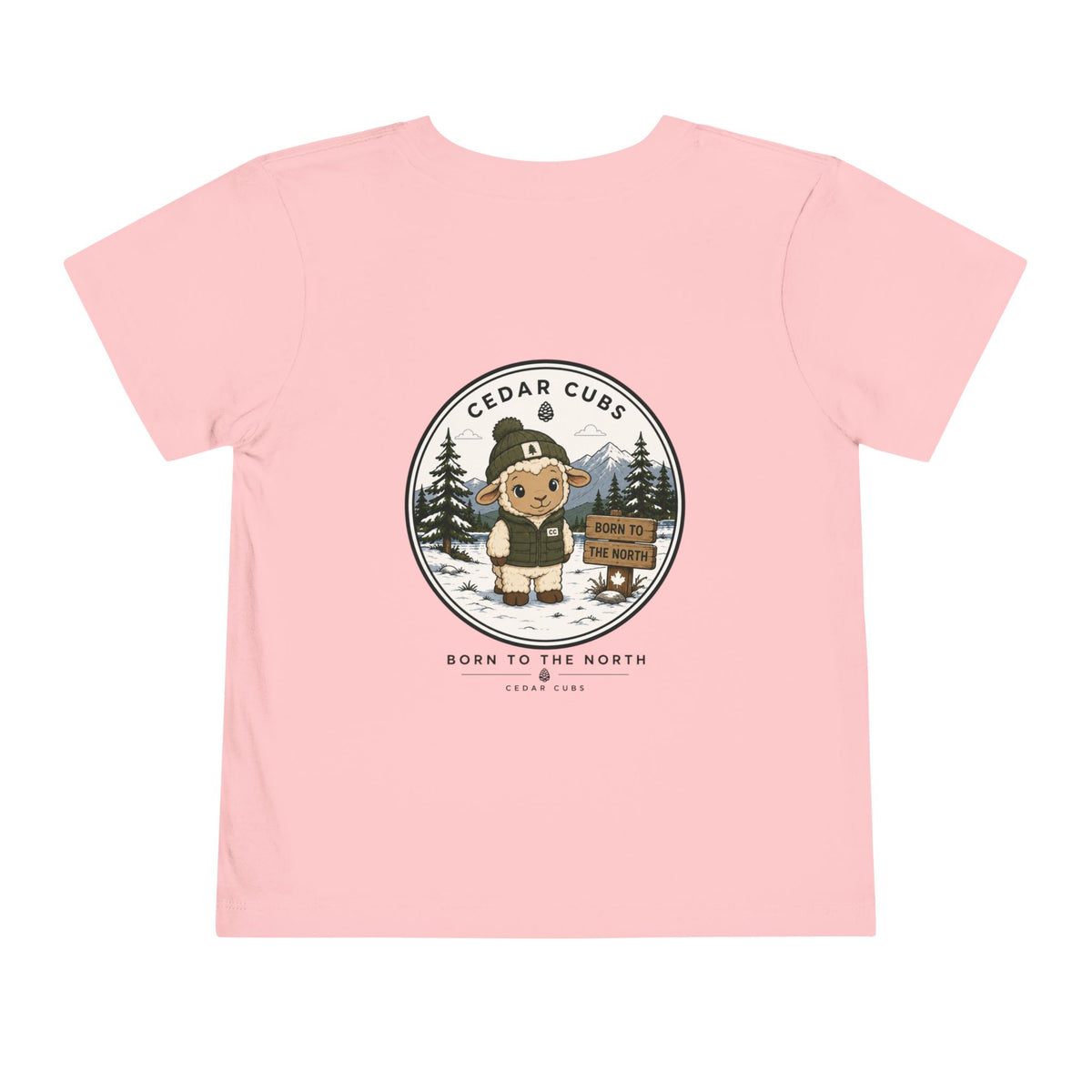 Toddler Tee — 'Cedar Cubs' Graphic (Born to the North)