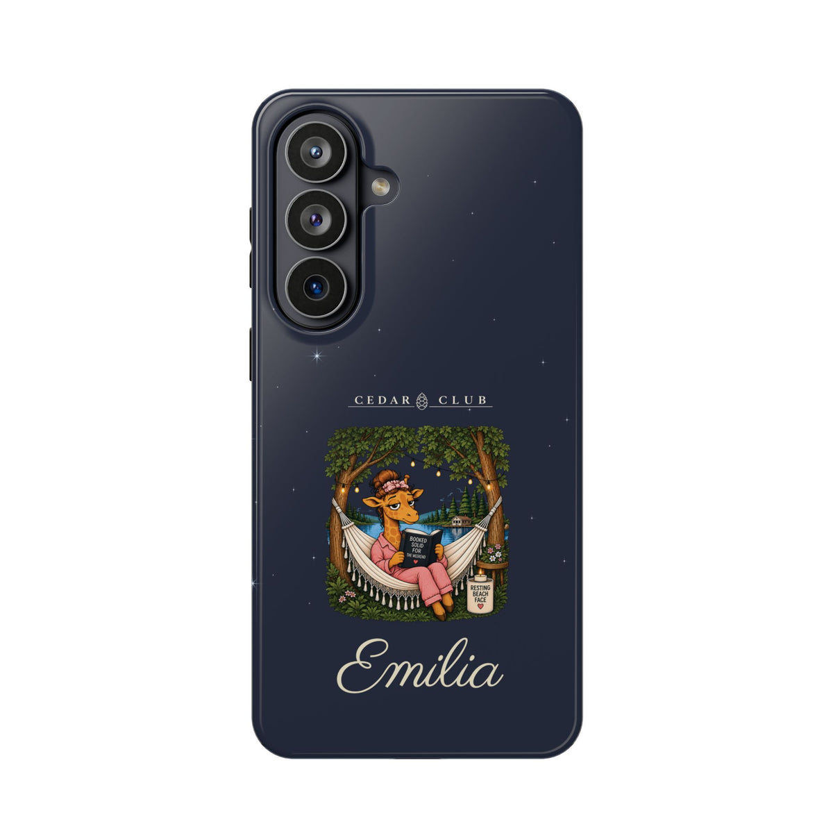 Personalized Resting Beach Face Phone Case — Magnetic Impact-Resistant