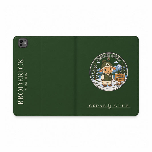 Personalized Tablet Folio Case — Cedar Cubs 'Born to the North'