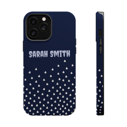 Halloween Ghost Magnetic Impact Phone Case — Custom Name