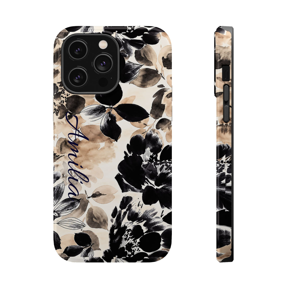 Floral Watercolor Magnetic Impact Phone Case