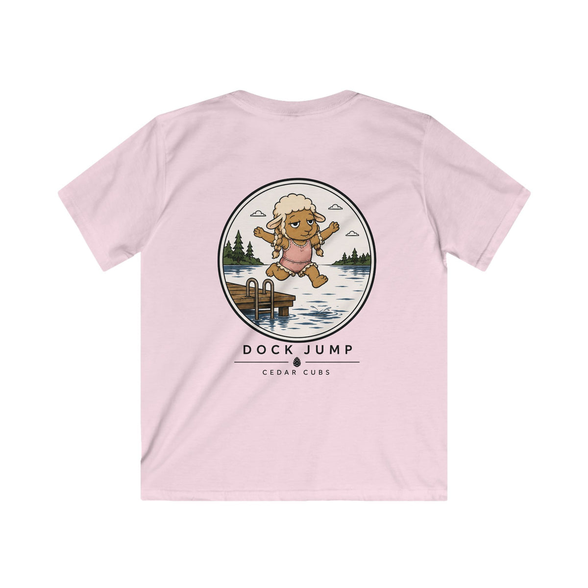 Dock Jump Sheep Kids T-shirt
