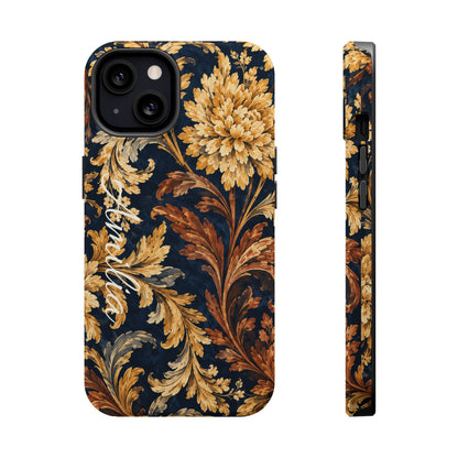 Floral Baroque Magnetic Impact-Resistant Phone Case