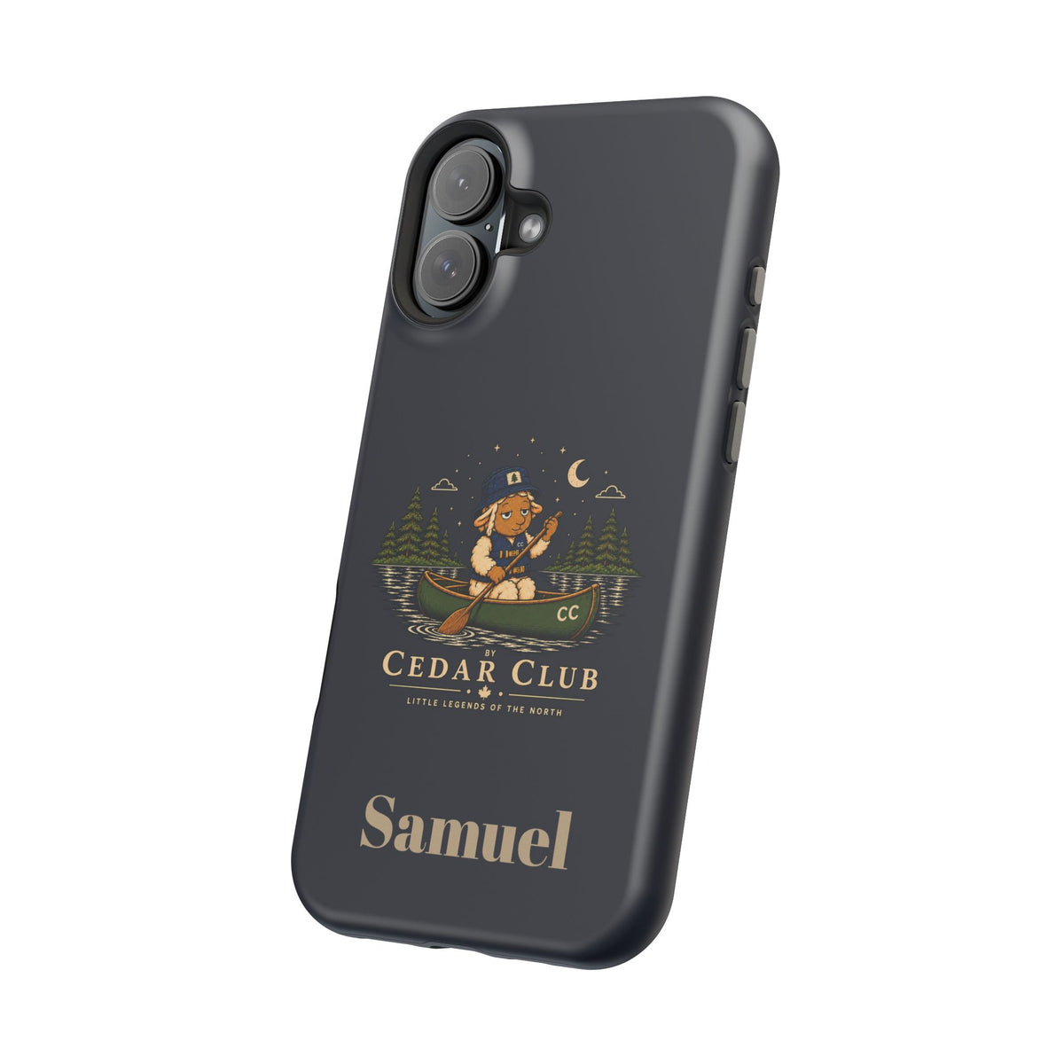 Personalized Canoeing Sheep Phone Case — Magnetic Impact-Resistant