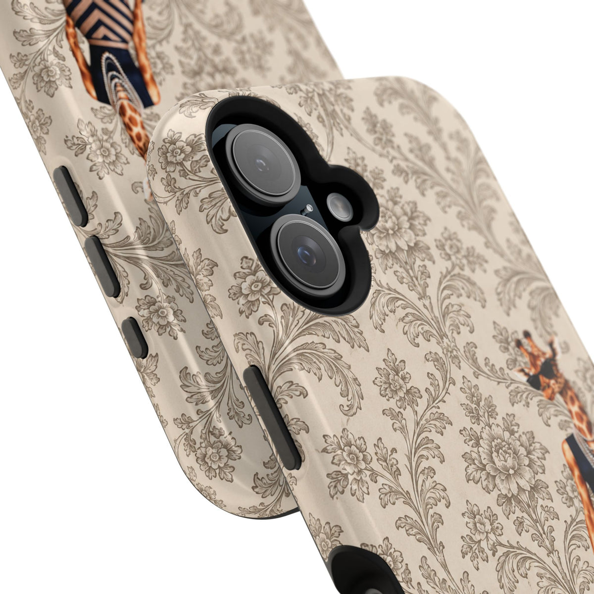 Personalized Giraffe Phone Case — Leopard Print Magnetic Impact-Resistant