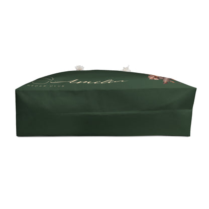 Weekender Bag — Personalized Green Travel Tote