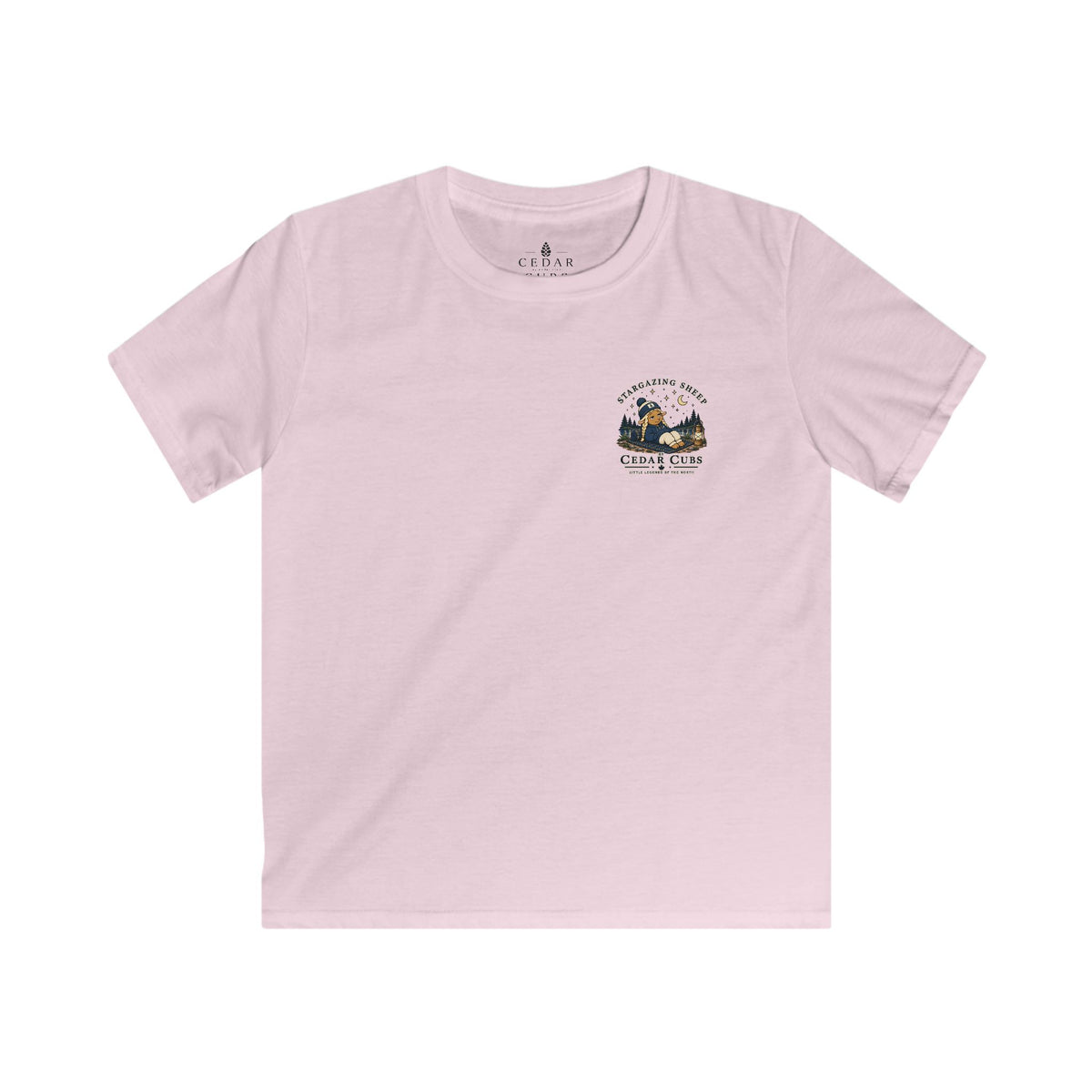 Stargazing Sheep Kids T-shirt