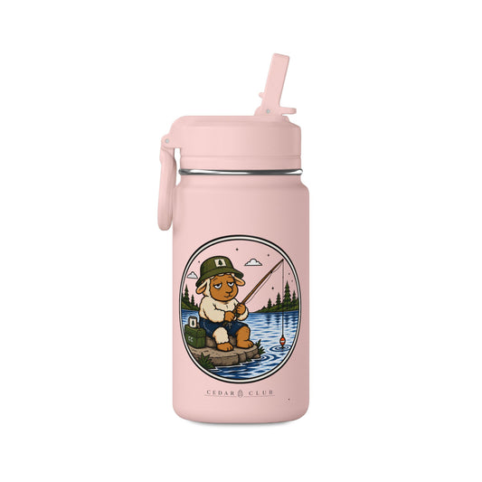 Fisher Sheep Mini Water Bottle — 14oz Kids/Travel Bottle