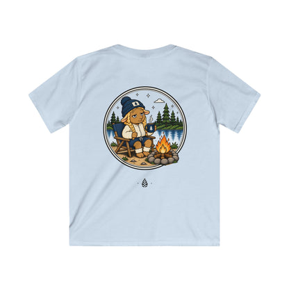 Cozy Campfire Sheep Kids T-shirt