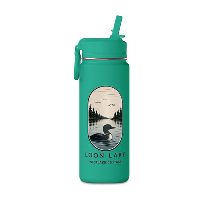 20oz Insulated Mini Bottle - LOON LAKE