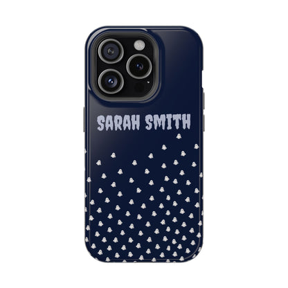 Halloween Ghost Magnetic Impact Phone Case — Custom Name