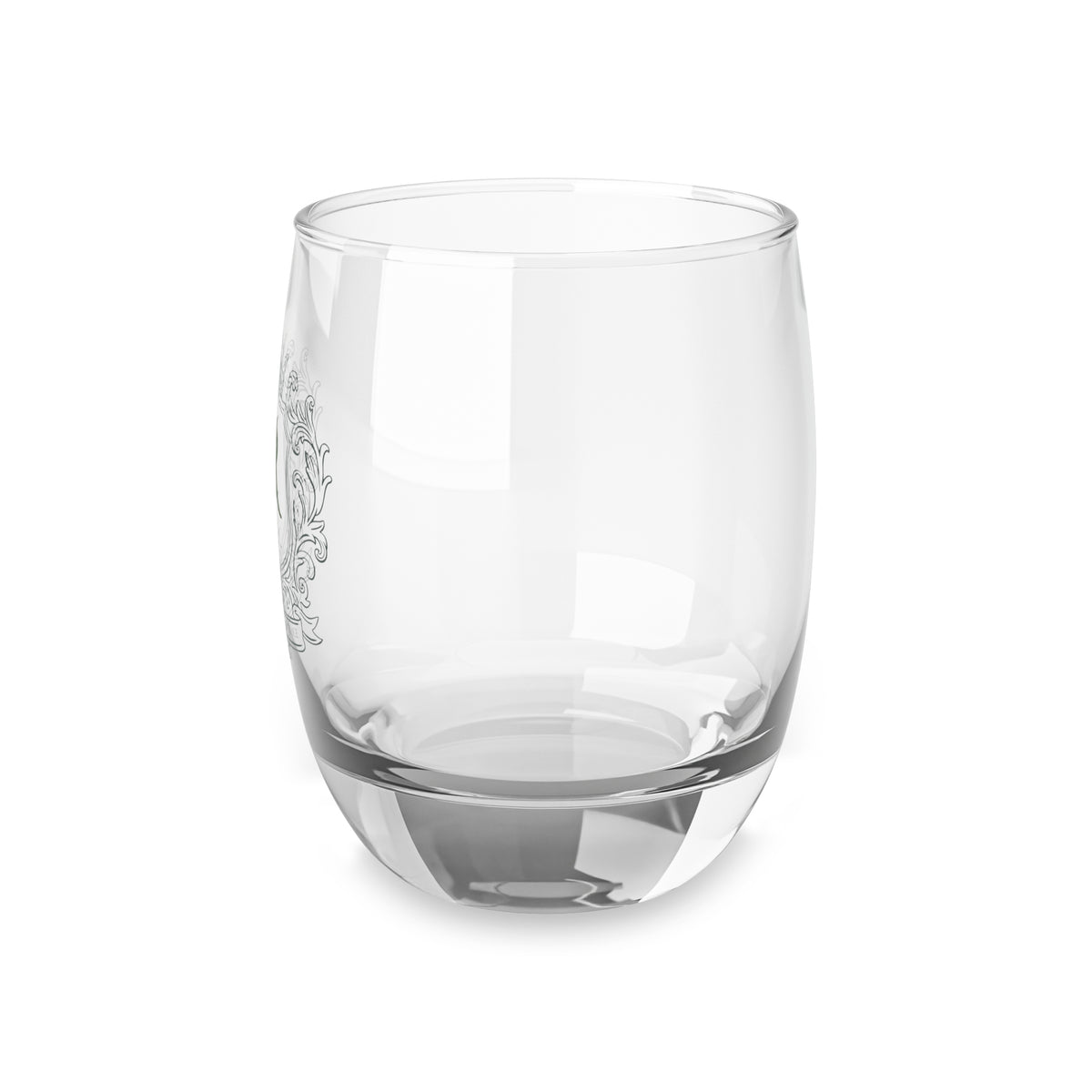 Personalized Monogram Whiskey Glass — Family Name