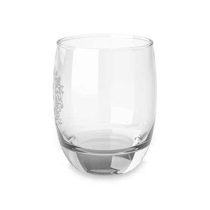 Personalized Monogram Whiskey Glass — Family Name