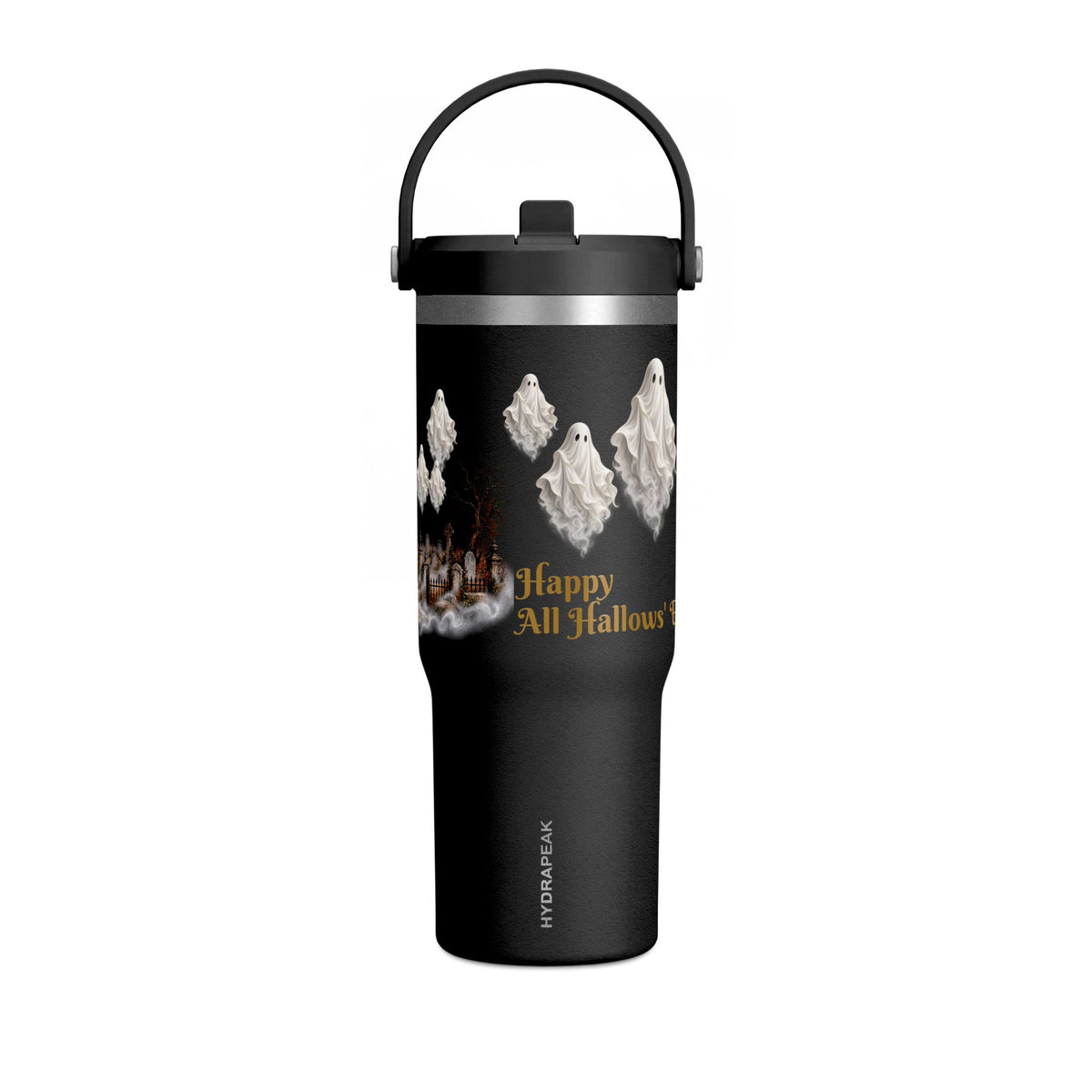 Halloween Ghost Haunted House 32oz Travel Tumbler