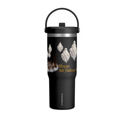 Halloween Ghost Haunted House 32oz Travel Tumbler