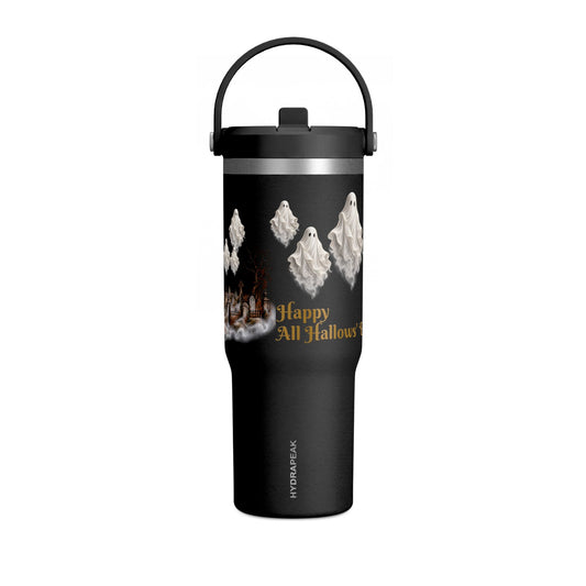 Halloween Ghost Haunted House 32oz Travel Tumbler