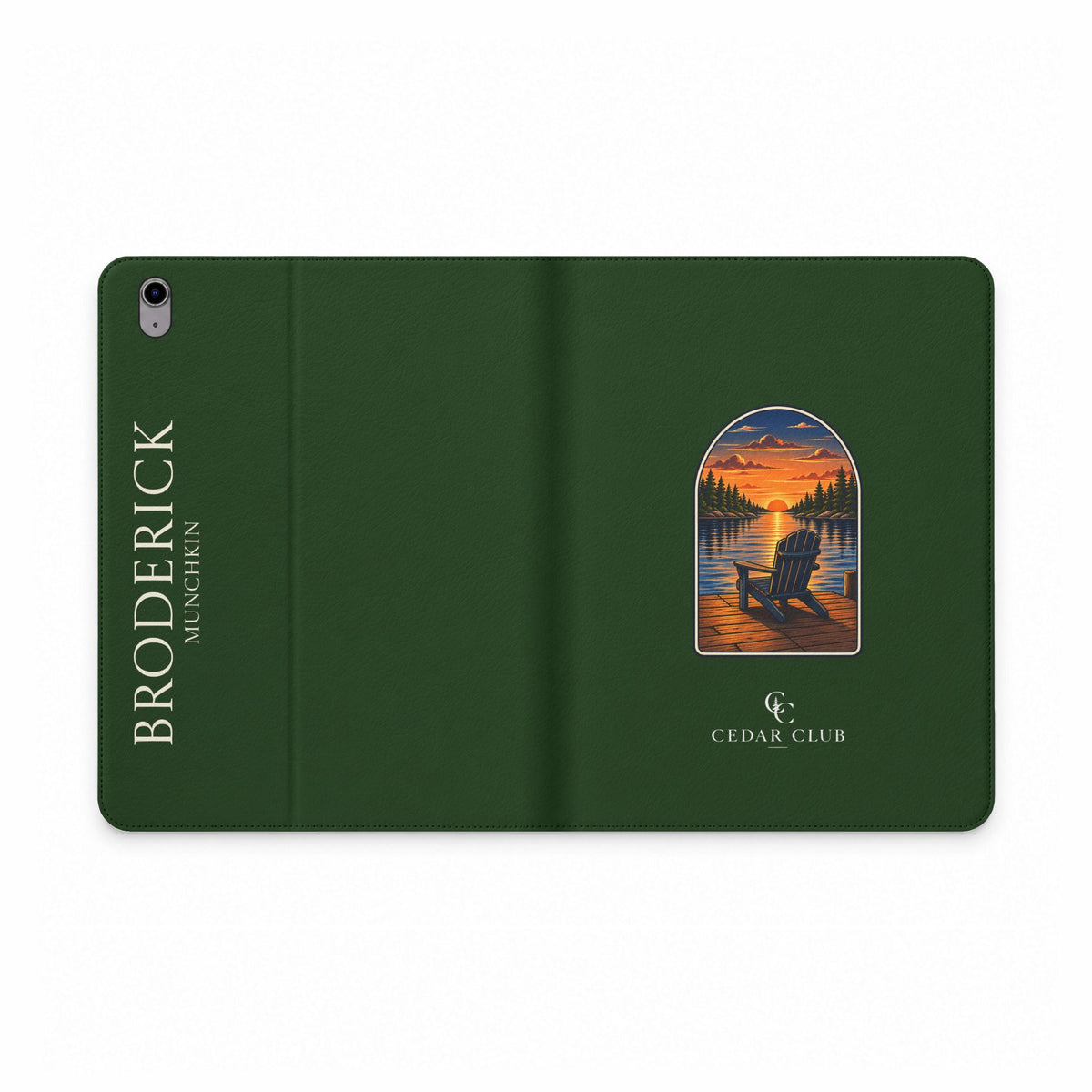 Personalized Tablet Folio Case — Lakeside Moments Design