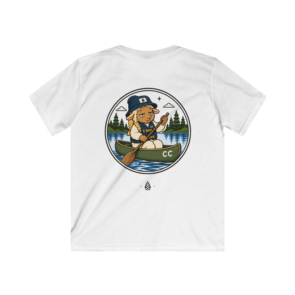 CANOEING SHEEP GIRL LIGHT B