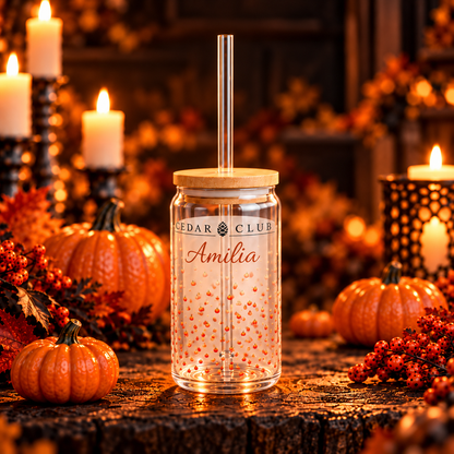 Personalized Halloween Pumpkin Tumbler