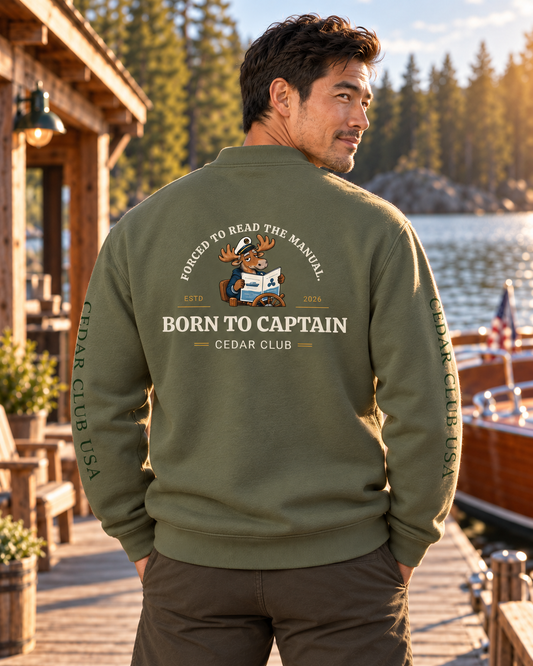 Born to Captain Q-Zip Sweatshirt